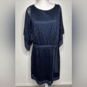 CB Established 1962 Dress Navy Lace Dress size 10